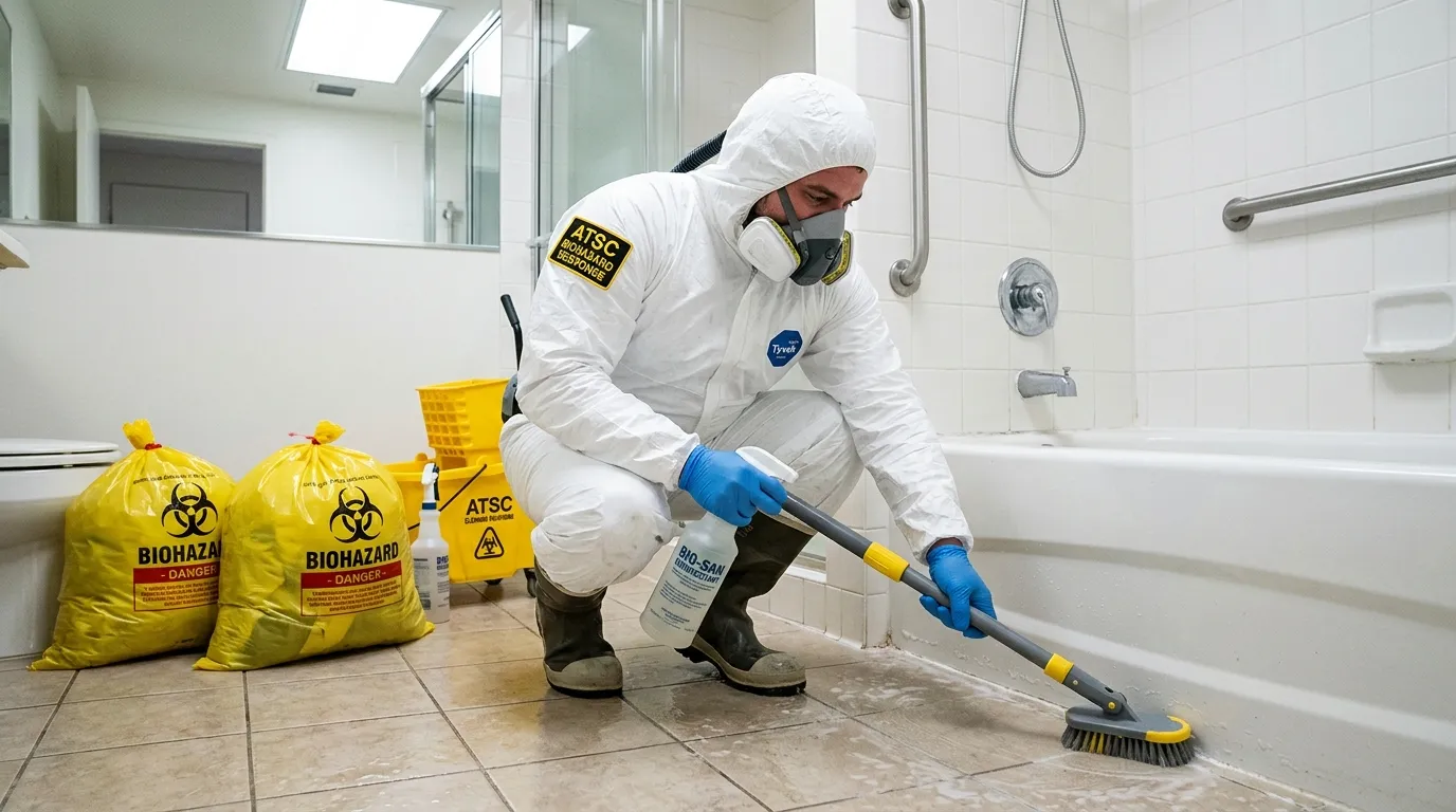 Decontamination equipment deployed for Blood Cleanup in Wayne